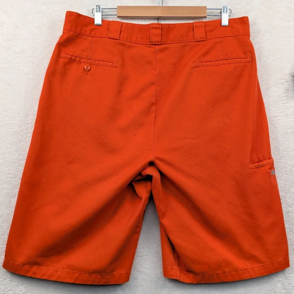 VTG Dickies Shorts Men's 39 Orange 13